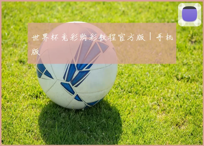 世界杯竞彩购彩教程官方版｜手机版